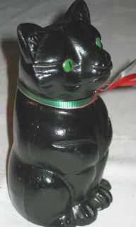   MEDIEVAL CAST IRON CAT DOORSTOP NEWEL LAMP POST TOP STATUE KITTEN