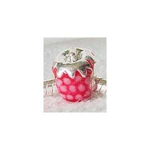  Spotted pink and silver create a strawberry that makes 