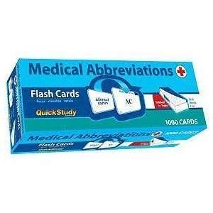  Medical Abbreviations (Academic) [Cards] Inc. BarCharts 