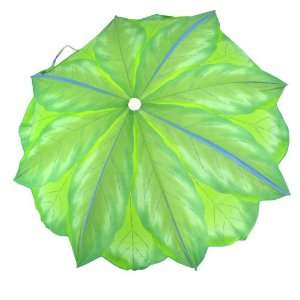  Tropical Green Leaf Shaped Beach Umbrella Sports 