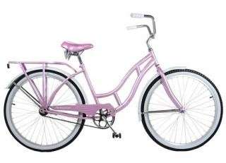 Schwinn 26 Womens Windwood Upright Cruiser Bike w/Spring Seat Pink 