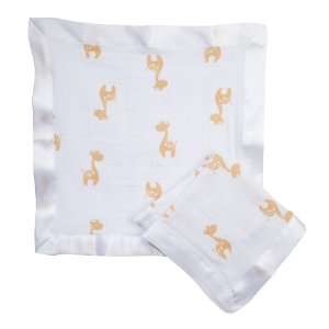    Aden by aden + anais 2 Pack Security Blankets, Olivia Giraffe Baby