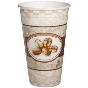 PerfecTouch 5356BE Insulated Paper Hot Cup, Beans Design, 16 oz 
