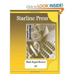    Math Rapid Review 6C (9781463513733) Starline Press Books