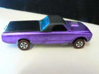 1967 Hot Wheels Redline Custom US Fleetside Purple Near Mint USA 