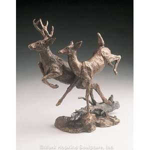  Deer Bronze Sculpture Mark Hopkins
