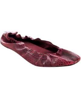 Beirn raspberry watersnake ballet flats  