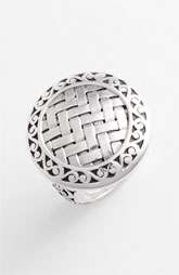Lois Hill Basket Weave Round Cutout Border Ring $238.00
