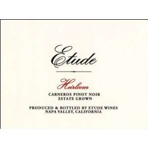  2008 Etude Heirloom Pinot Noir 750ml Grocery & Gourmet 