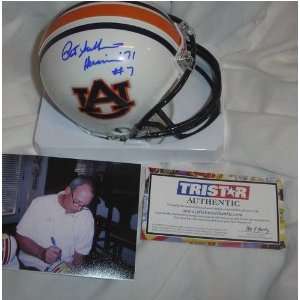 Pat Sullivan Auburn Tigers Autographed Mini Helmet with Heisman 