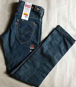 NEW LEVIS 511 Mens Skinny Jeans   Sits below waist   Dark Blue Color 