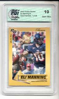 2002 Eli Manning Rookie Review PREMIERE card 1/99  