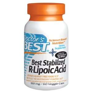  Doctors Best Stabilized R Lipoic Acid    100 mg   60 