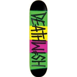 Deathwish Multi Deathspray Deck 7.87 Black Skateboard Decks