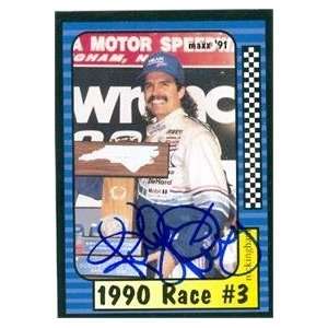 Kyle Petty autographed Trading Card (Auto Racing) Maxx 1991, 1990 Race 