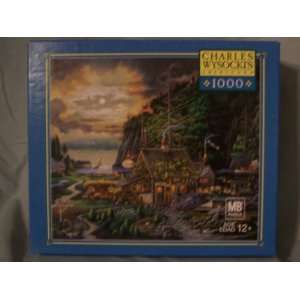    Moonlight and Roses in Olde Maine 1000 Pc Puzzle Toys & Games