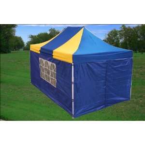  10x15 Pop up 4 Wall Canopy Party Tent Gazebo Ez Blue 