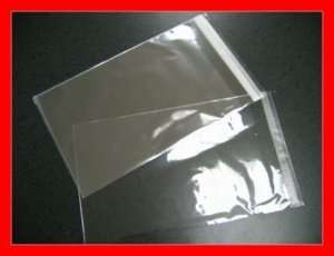 100 6x9 Clear Resealable Poly/Cello Bags Sleeves 6 x 9  