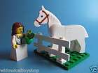 lego princess minifig w horse animal apple fence great custom