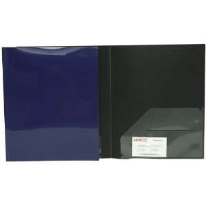  Blue Metallic Heavy Duty Plastic 9x12 Folders   Sold 