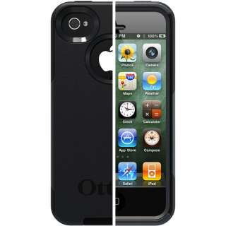   commuter case black with warranty for iPHONE 4 4S Free car charger