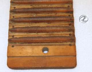 Antique Cigar Mold Wood Marked Patent 1897 Vintage Tobacco Cigarette 