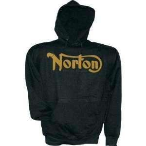  Metro Racing Norton Hooded Sweatshirt , Size Lg HS107L K 