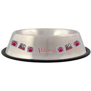   by the NCAA   Alabama Crimson Tide 32 oz Stainless Steel Pet Bowl