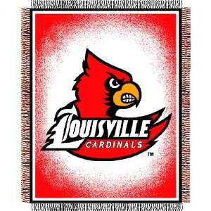  Louisville Cardinals NCAA Triple Woven Jacquard Throw (48 