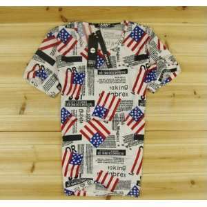  2011 American flag T  shirt new style 