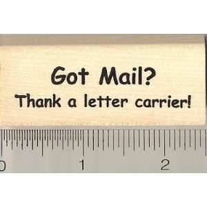  Thank a Letter Carrier Rubber Stamp Arts, Crafts & Sewing