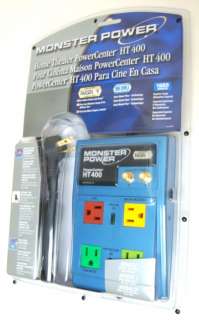 Monster HT400 4 Outlet Power Strip Surge Protector  