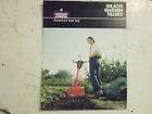 gilson garden tillers sales brochure 1974 classic expedited shipping 