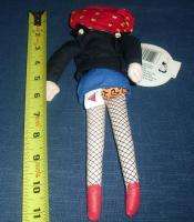 BIKER* BETTY BOOP RAG DOLL NEW WITH TAG 10 MUST SEE  