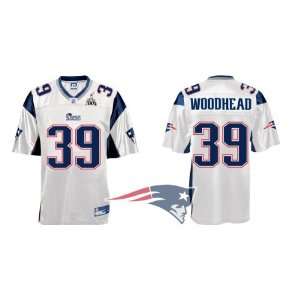 England Patriots #39 Danny Woodhead White Jersey Authentic /NFL Jersey 