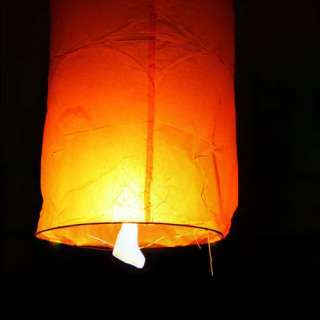 10×8 COLOR column Lanterns Chinese paper wish lamp sky candle flying 
