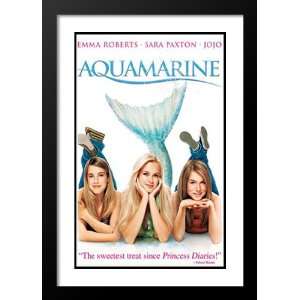  Aquamarine 20x26 Framed and Double Matted Movie Poster 