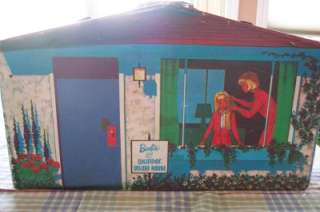 Vintage ~1960s~ Barbie & Skipper Deluxe House & Storage Case 