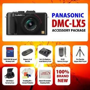 Panasonic Lumix Dmc lx5 10.1 Mp Digital Camera with 3.8x Optical Image 