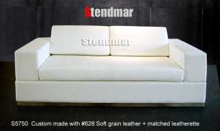 NEW FULL SIZE MODERN LEATHER SLEEPER SOFA BED S5750D  