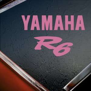  Yamaha R6 Pink Decal Truck Bumper Window Vinyl Pink 