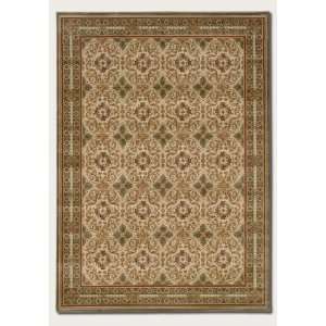  2 x 37 Area Rug Classic Persian Pattern in Sage Color 