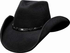 Bullhide Wild Horse Wool Felt Cowboy Hat   Black  