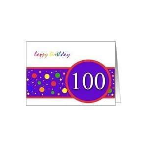  Happy Birthday 100th Card Toys & Games