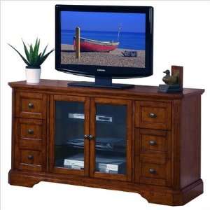  Carmel 55 Solid Wood TV Stand in Medium Cherry