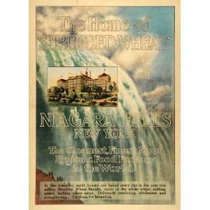  1911 Ad Shredded Wheat Plant Niagara Falls Water Power 