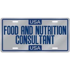  New  Usa Food And Nutrition Consultant  License Plate 