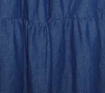 Girl long full skirt denim jean modest blue in stock NW  