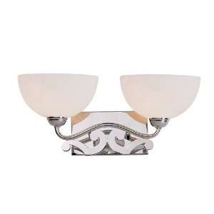   2782 PC Contemporary 2 Light Bathroom Lights in Polished Chrome