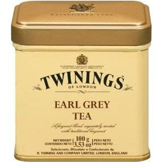 Twinings Earl Grey Tea, Loose Tea, 3.53 Ounce Tins (Pack of 6)